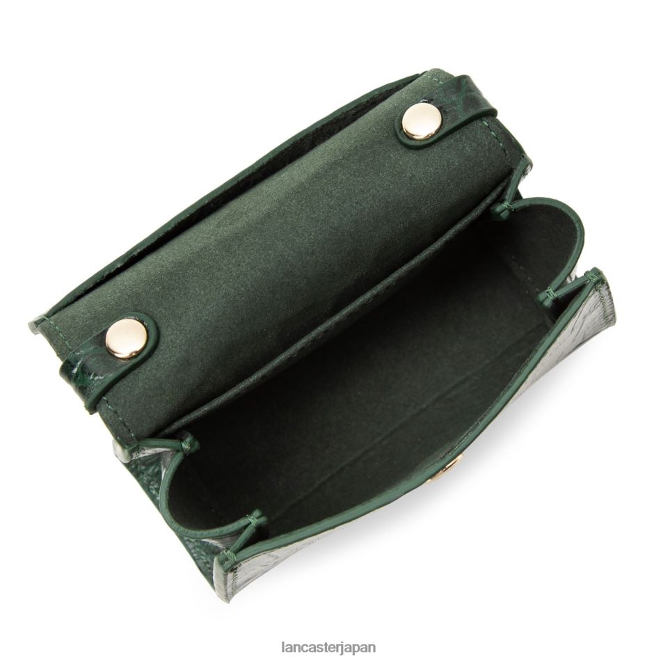 バッグ Lancaster Paris ミニ小銭入れエキゾチックレザード＆クロコCN バートピン 女性 VB8ZLR254