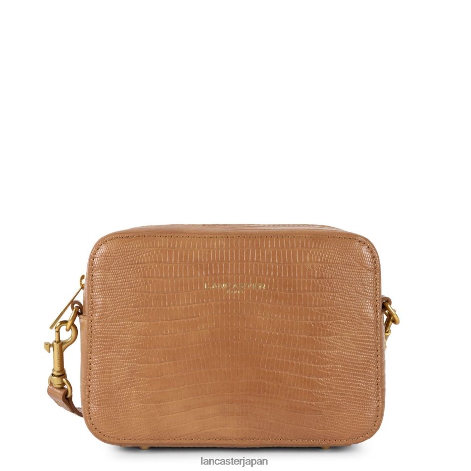 バッグ Lancaster Paris レポーターバッグエキゾチックレザード＆クロコCN ラクダトカゲ 女性 VB8ZLR3232