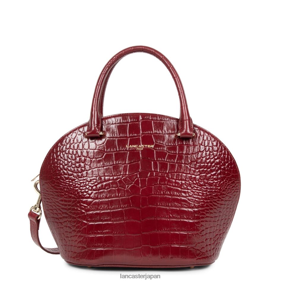 バッグ Lancaster Paris ハンドバッグエキゾチッククロコCN カーミン 女性 VB8ZLR3671