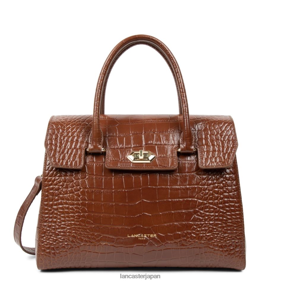 バッグ Lancaster Paris ハンドバッグ エキゾチック レザード & クロコ Cn カラメル 女性 VB8ZLR3266