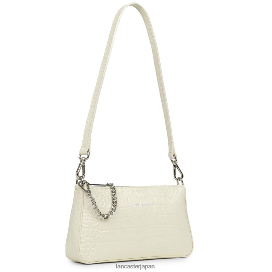 バッグ Lancaster Paris スモール クロスボディ バッグ エキゾチック レザード & クロコ FR ベージュ 女性 VB8ZLR190