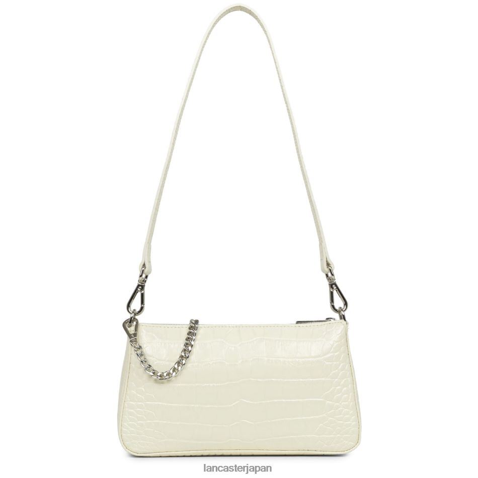 バッグ Lancaster Paris スモール クロスボディ バッグ エキゾチック レザード & クロコ FR ベージュ 女性 VB8ZLR190