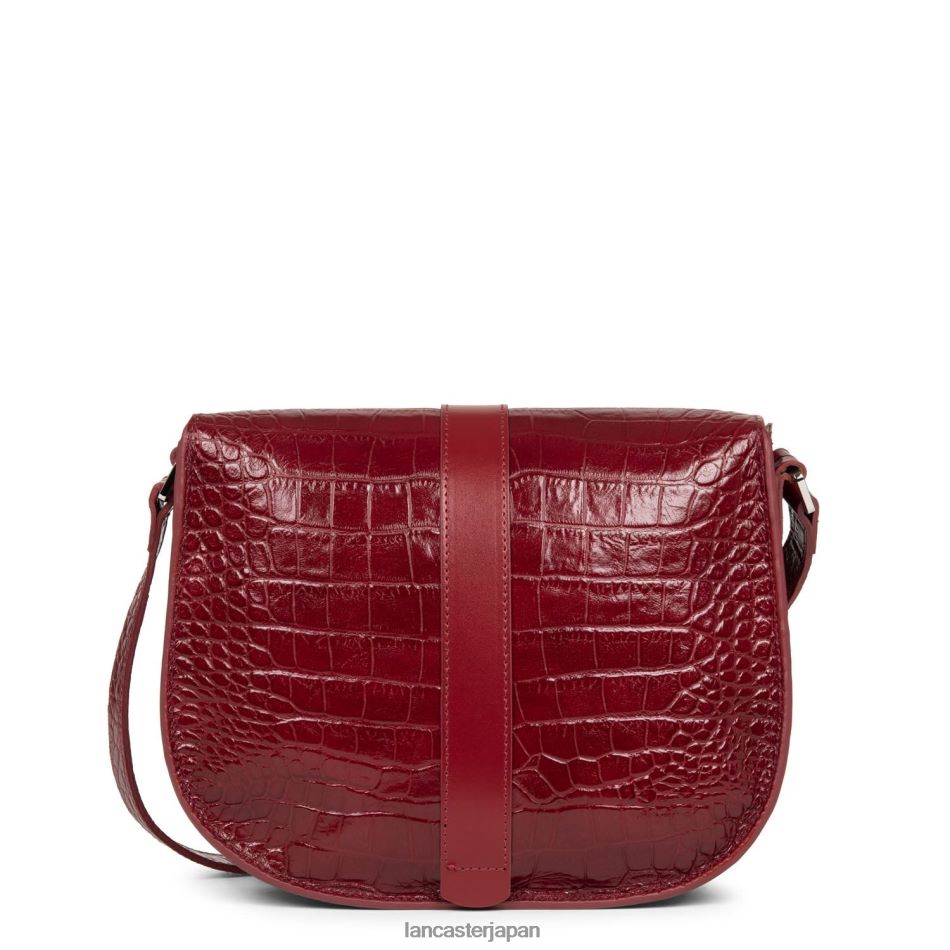 バッグ Lancaster Paris ショルダーバッグ エキゾチッククロコ FR カーミン 女性 VB8ZLR4415