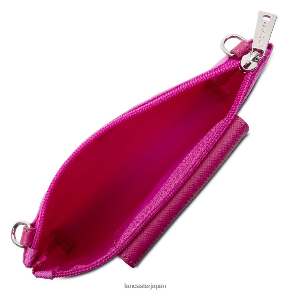 バッグ Lancaster Paris スモールクラッチスマートKBA フクシア 女性 VB8ZLR599