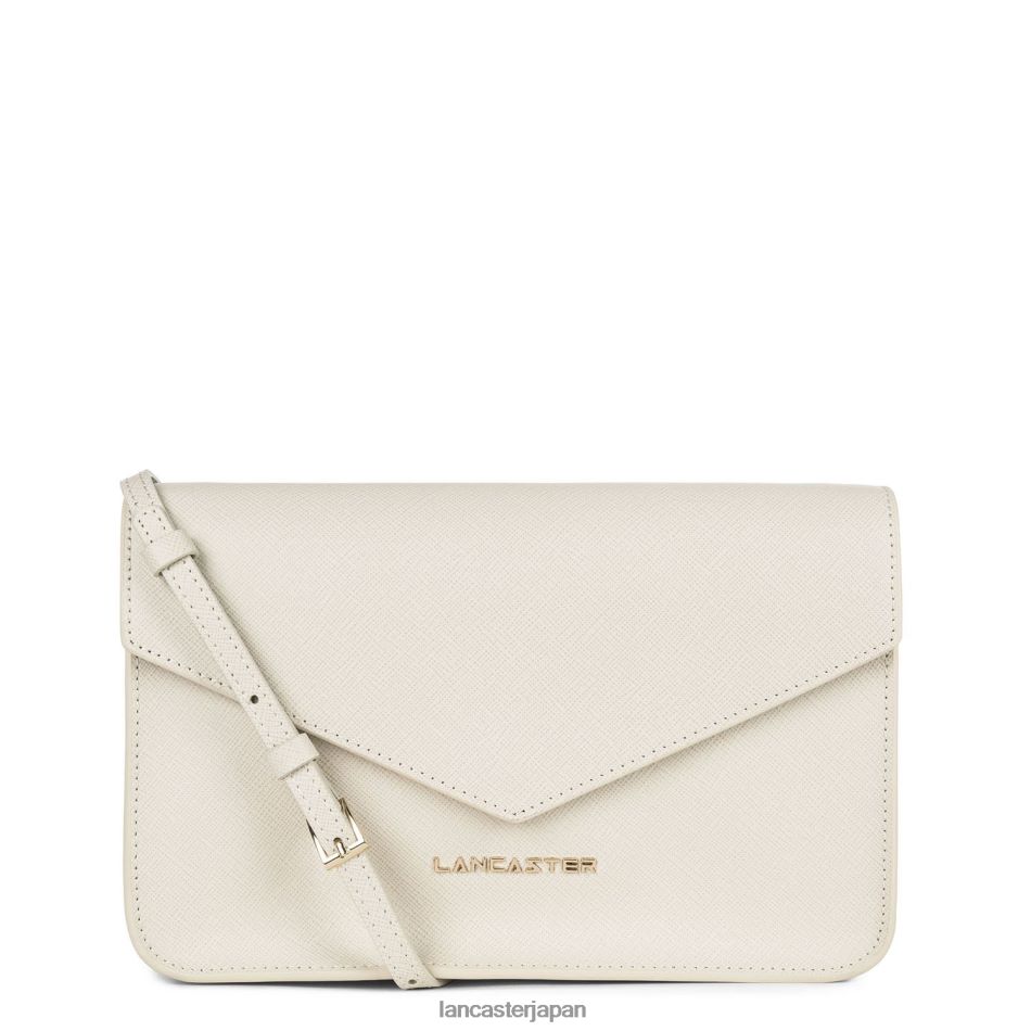 バッグ Lancaster Paris M クロスボディバッグ サフィアーノ シグネチャー 象牙 女性 VB8ZLR2113