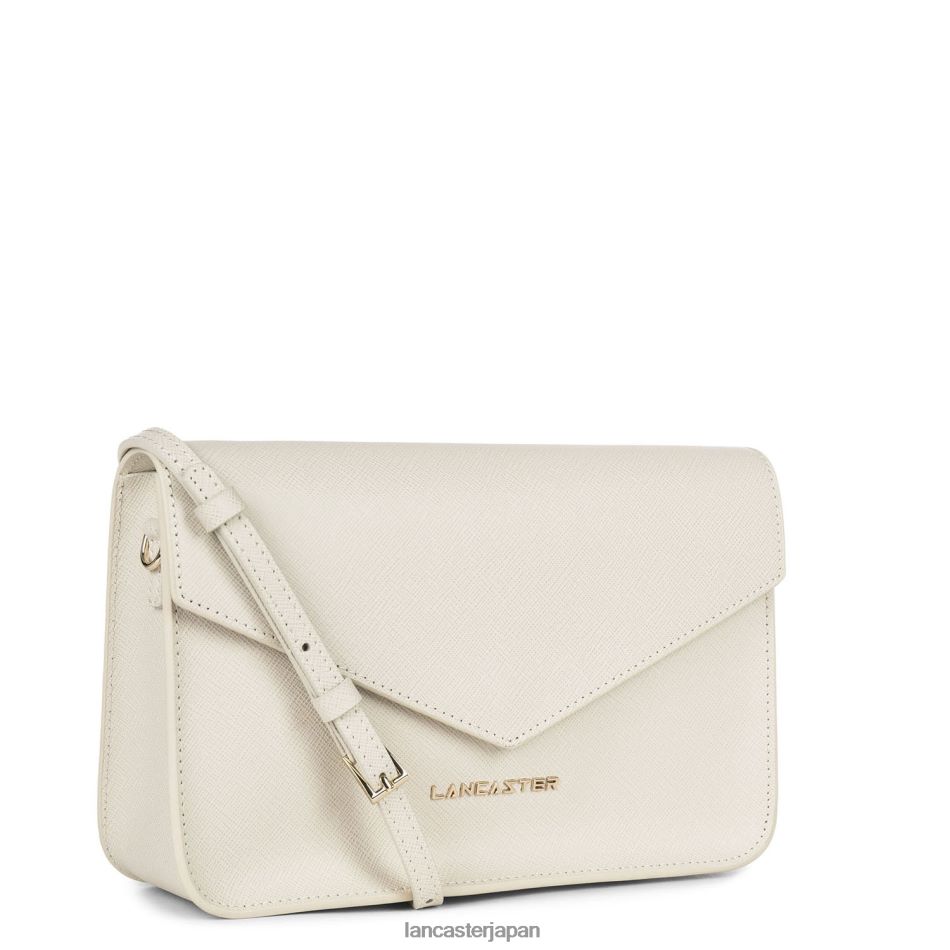 バッグ Lancaster Paris M クロスボディバッグ サフィアーノ シグネチャー 象牙 女性 VB8ZLR2113