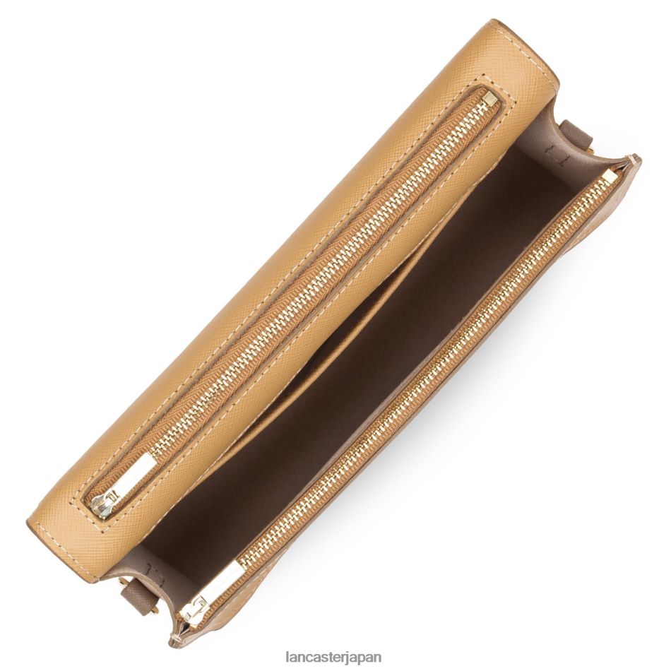 バッグ Lancaster Paris M クロスボディバッグ サフィアーノ シグネチャー ナチュレル・プードル・ヴィゾン 女性 VB8ZLR2123