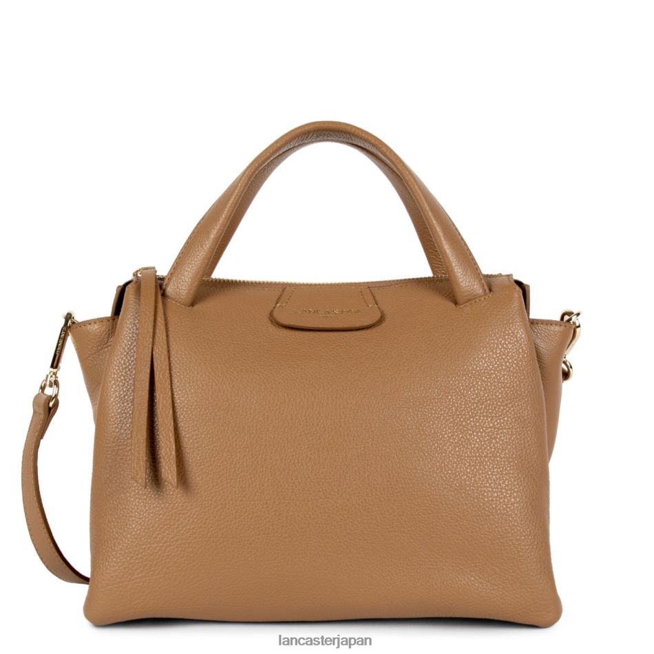 バッグ Lancaster Paris M ハンドバッグ デューン 新品 キャメル 女性 VB8ZLR2593
