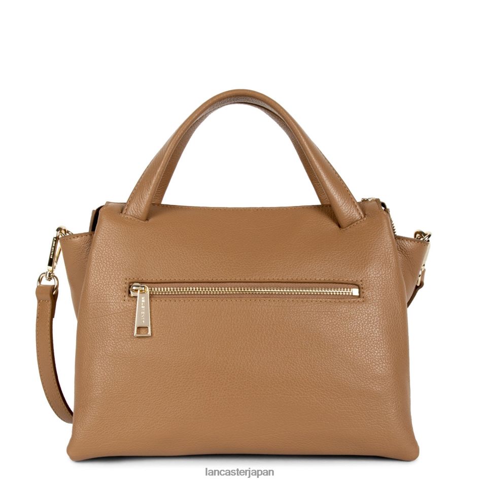 バッグ Lancaster Paris M ハンドバッグ デューン 新品 キャメル 女性 VB8ZLR2593