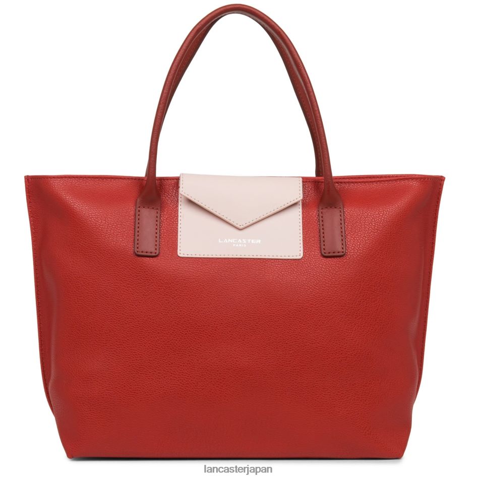 バッグ Lancaster Paris M ハンドバッグ マヤ 新品 ルージュ・ローズ・カルミン 女性 VB8ZLR2775