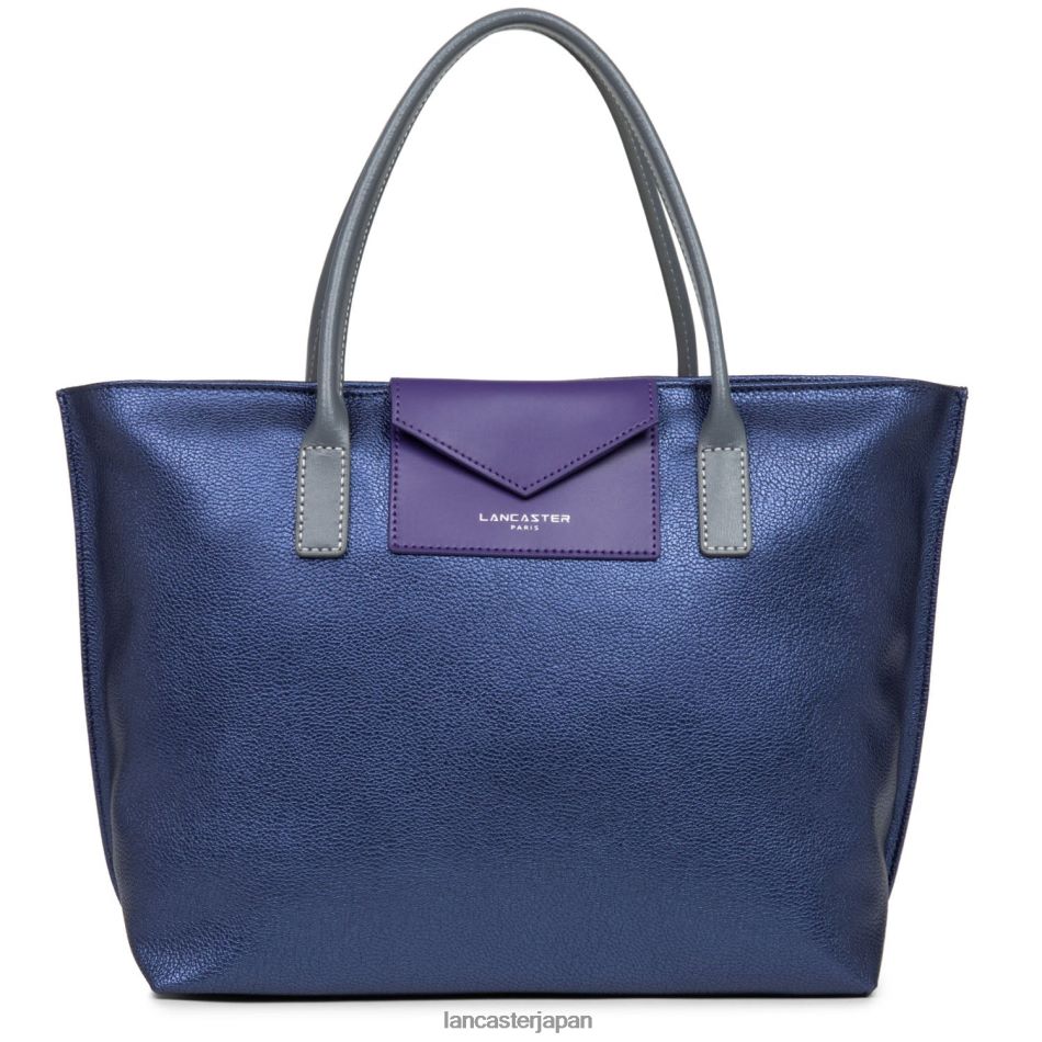 バッグ Lancaster Paris M ハンドバッグ マヤ 新品 サフィールバイオレットグリス 女性 VB8ZLR2786