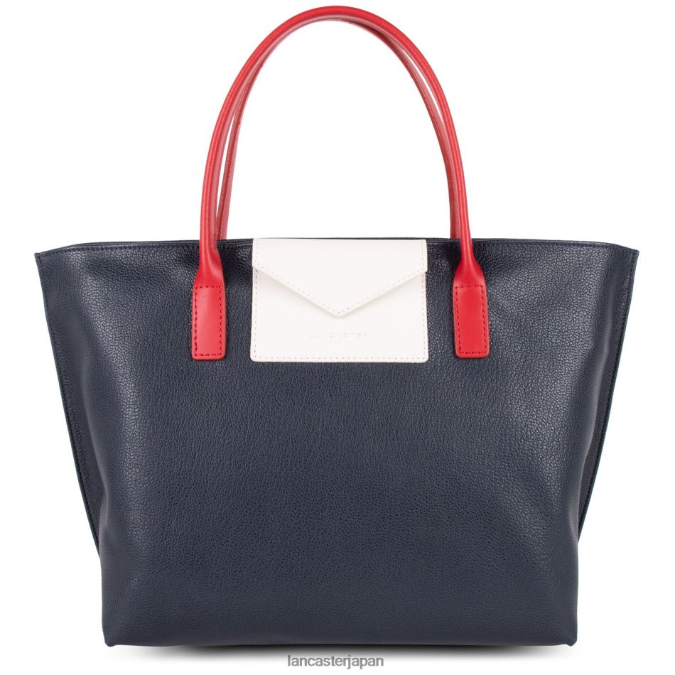 バッグ Lancaster Paris M ハンドバッグ マヤ 新品 ブルーフォンセエクリュルージュ 女性 VB8ZLR2788