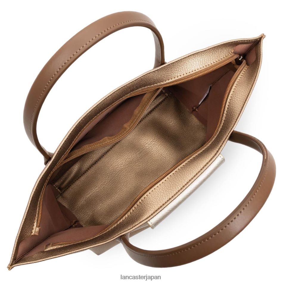 バッグ Lancaster Paris M ハンドバッグ マヤ キュイヴル・シャンパーニュ・ヴィゾン 女性 VB8ZLR2811