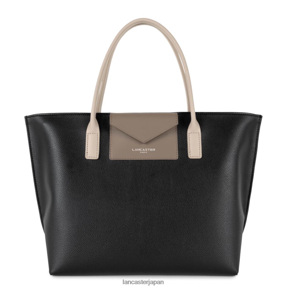 バッグ Lancaster Paris M ハンドバッグ マヤ ノワール トープ ガレ ローズ 女性 VB8ZLR2812