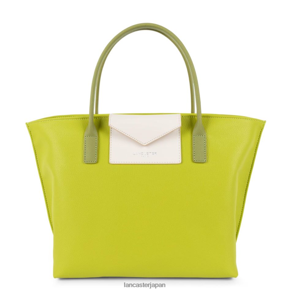 バッグ Lancaster Paris M ハンドバッグ マヤ セロリ・エクリュ・ピスターシュ 女性 VB8ZLR2816