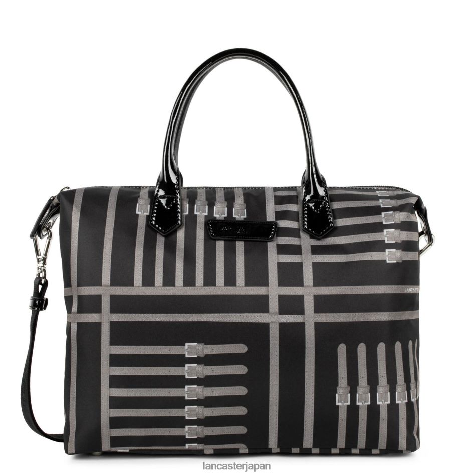 バッグ Lancaster Paris M ハンドバッグ ベーシック ヴェルニ ノワールトープ 女性 VB8ZLR3048