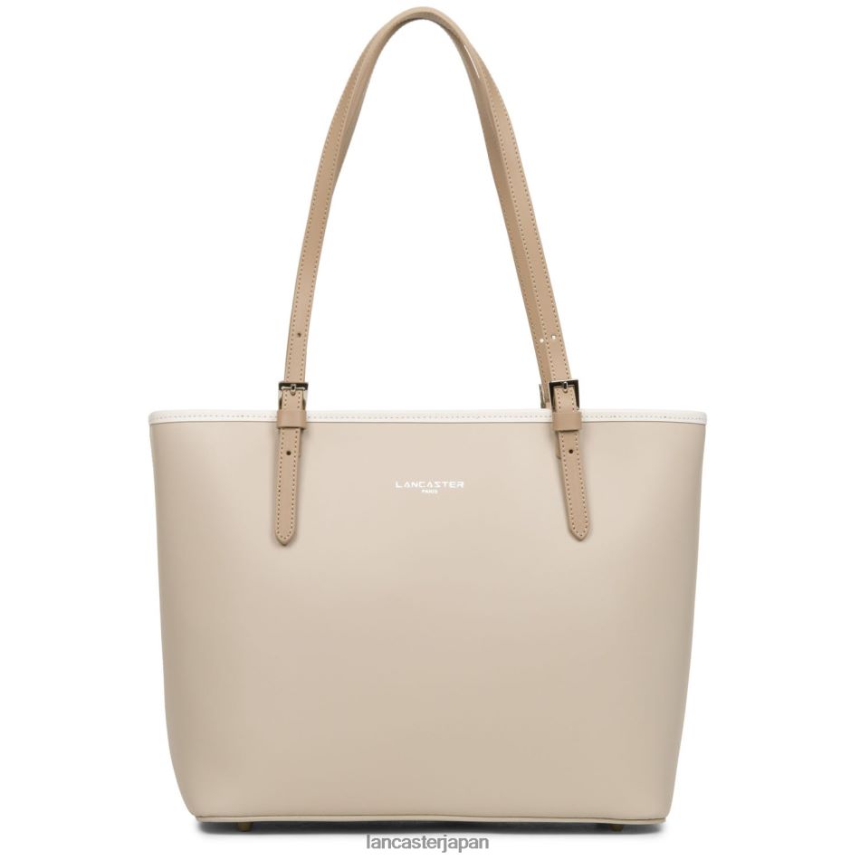バッグ Lancaster Paris M トートバッグ スムース ガレ ローズ-エクリュ-ヌード 女性 VB8ZLR3114