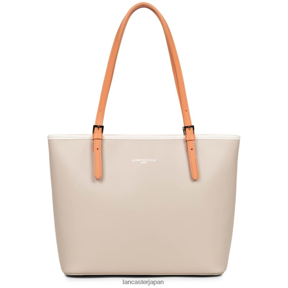 バッグ Lancaster Paris M トートバッグ スムース ガレ ローズエクリュ パッション 女性 VB8ZLR3120