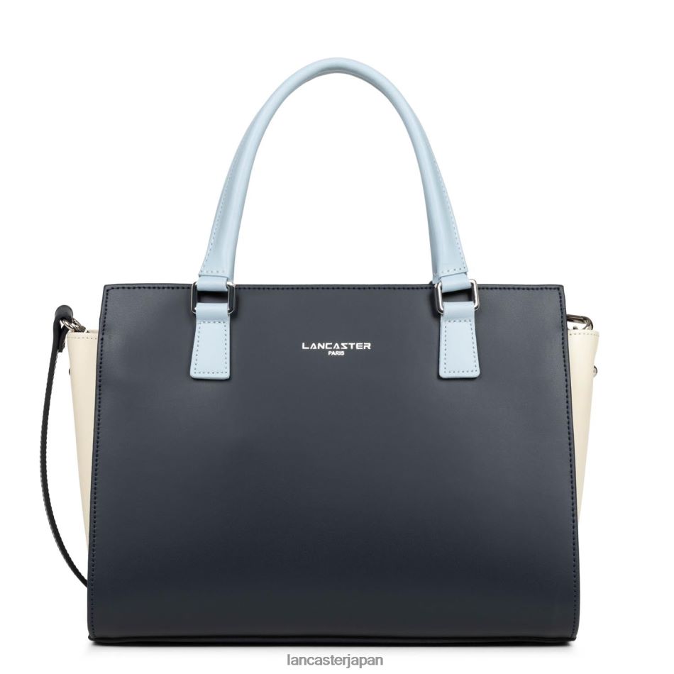 バッグ Lancaster Paris M ハンドバッグ スムース ブルーフォンセエクリュブルーシエル 女性 VB8ZLR778