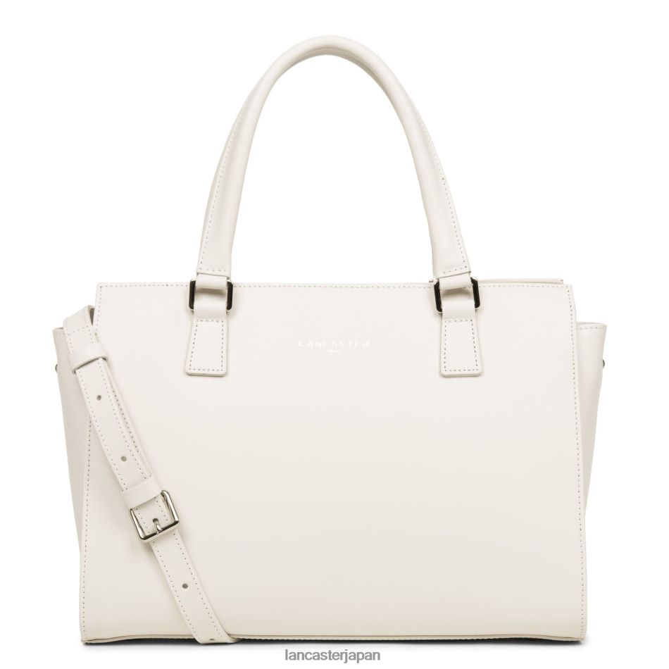 バッグ Lancaster Paris M ハンドバッグ スムース 生成り 女性 VB8ZLR791