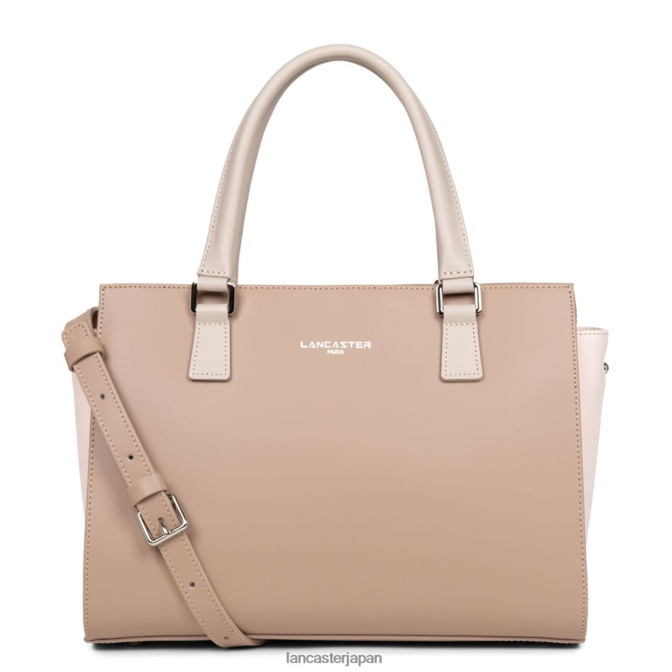 バッグ Lancaster Paris M ハンドバッグ スムース ヌードローズガレローズ 女性 VB8ZLR796