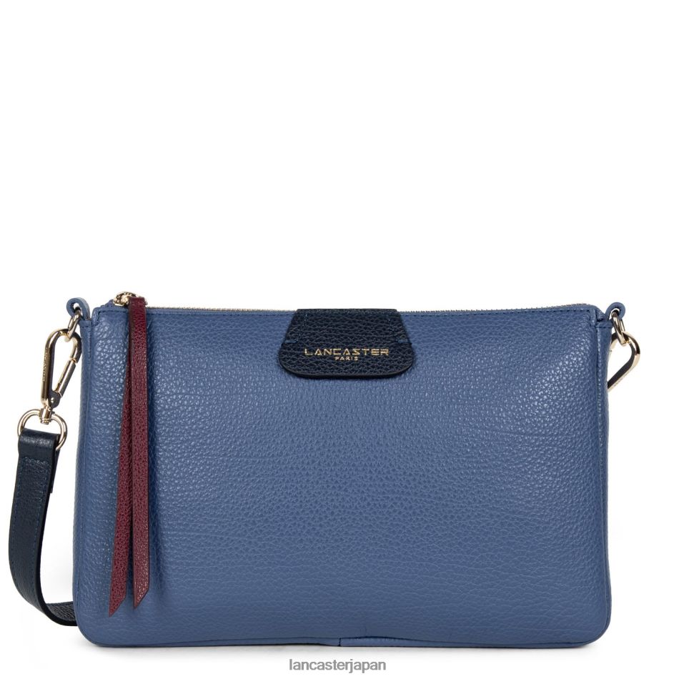 バッグ Lancaster Paris M クラッチ デューン 新品 ブルーマルチ 女性 VB8ZLR961