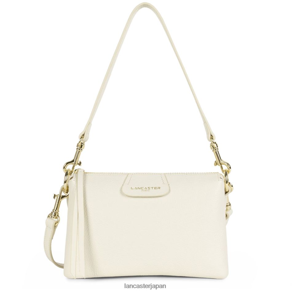 バッグ Lancaster Paris M クラッチ デューン 新品 生成り 女性 VB8ZLR974