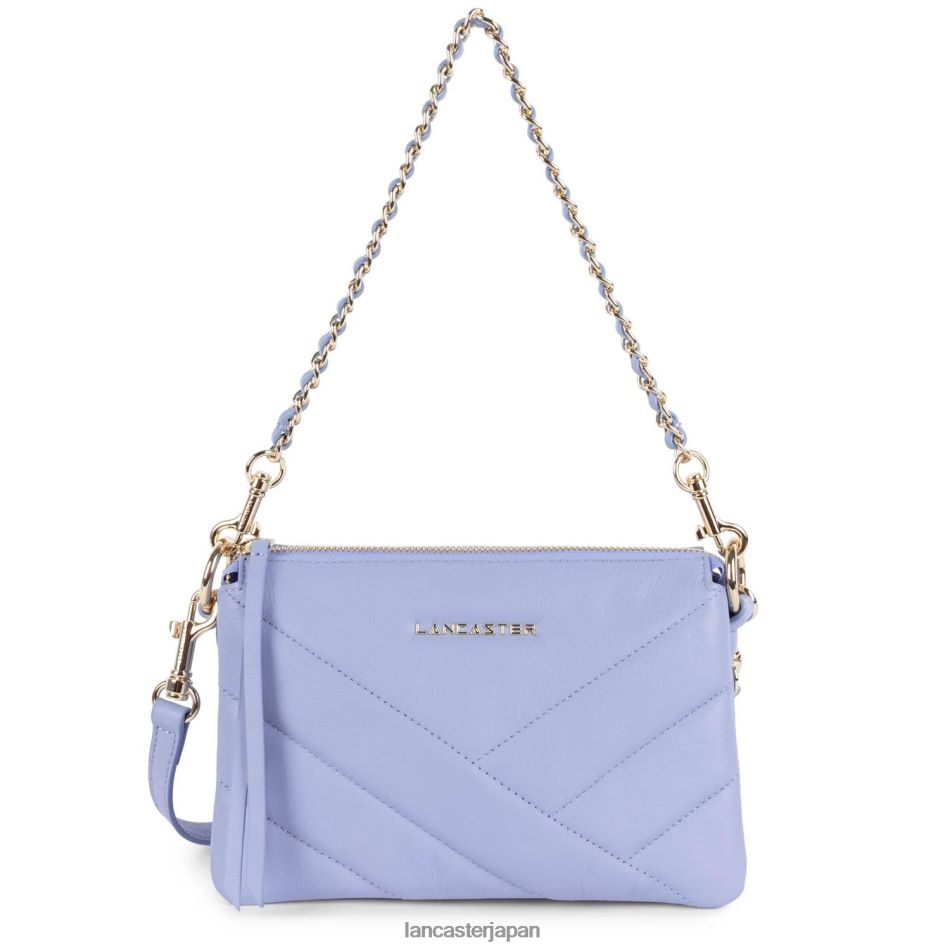 バッグ Lancaster Paris スモールクラッチソフトマトラッセ ラベンダー 女性 VB8ZLR1029