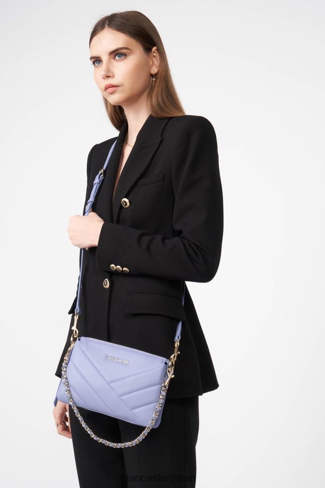 バッグ Lancaster Paris スモールクラッチソフトマトラッセ ラベンダー 女性 VB8ZLR1029