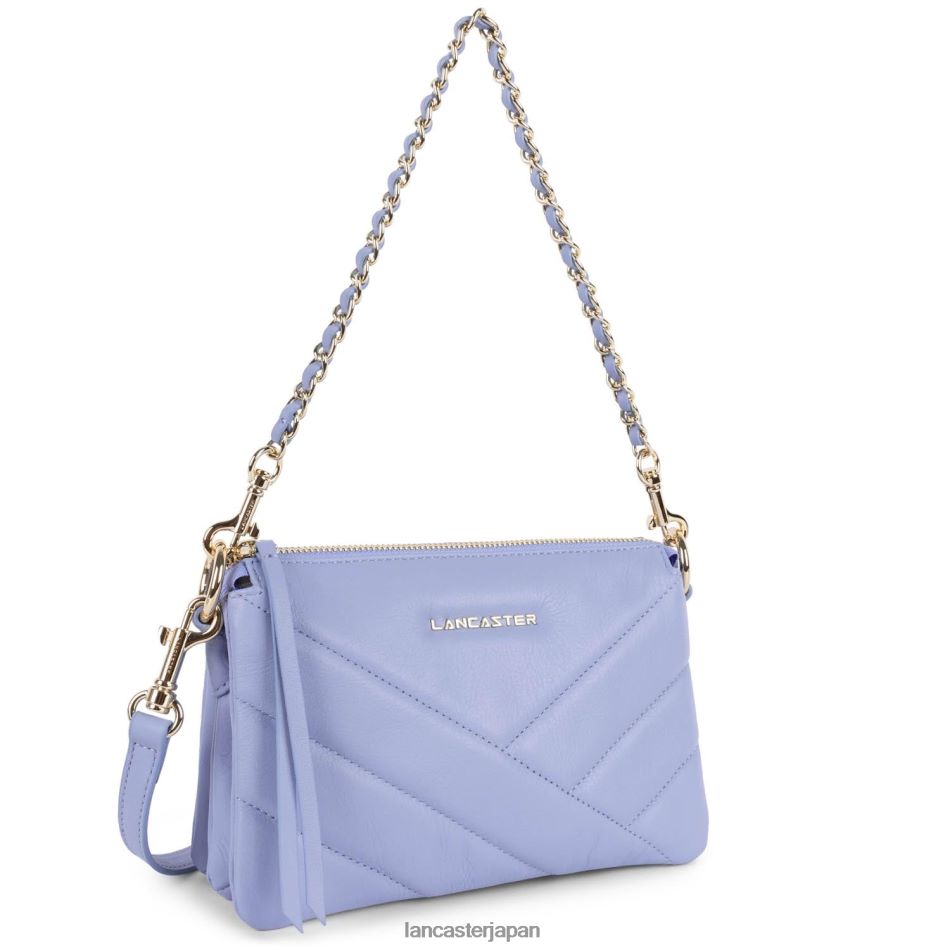 バッグ Lancaster Paris スモールクラッチソフトマトラッセ ラベンダー 女性 VB8ZLR1029