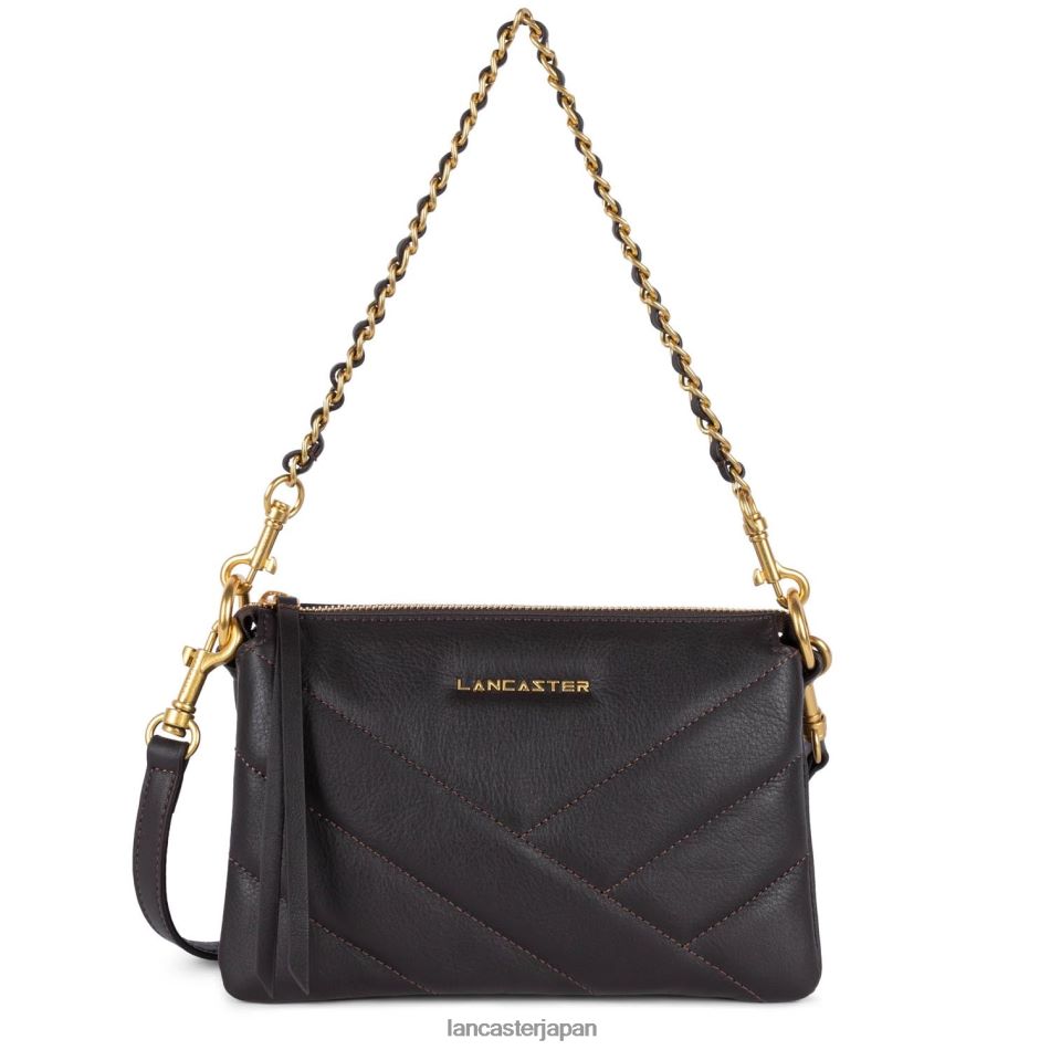 バッグ Lancaster Paris スモールクラッチソフトマトラッセ マロン 女性 VB8ZLR1033