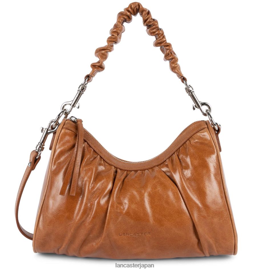 バッグ Lancaster Paris バゲットバッグ レトロシュシュ キャメル 女性 VB8ZLR1105