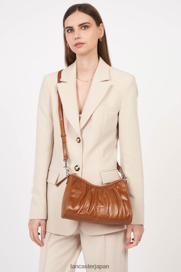 バッグ Lancaster Paris バゲットバッグ レトロシュシュ キャメル 女性 VB8ZLR1105