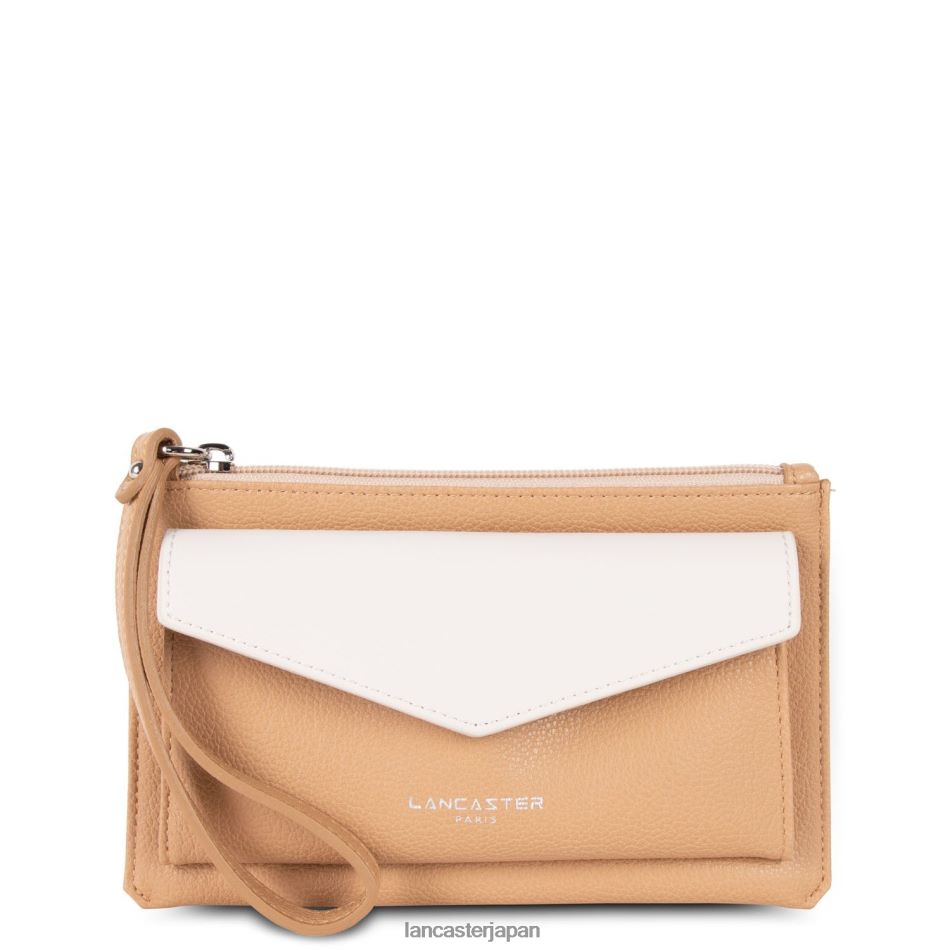 バッグ Lancaster Paris クラッチマヤ ナチュレルエクリュヌードクレール 女性 VB8ZLR1136