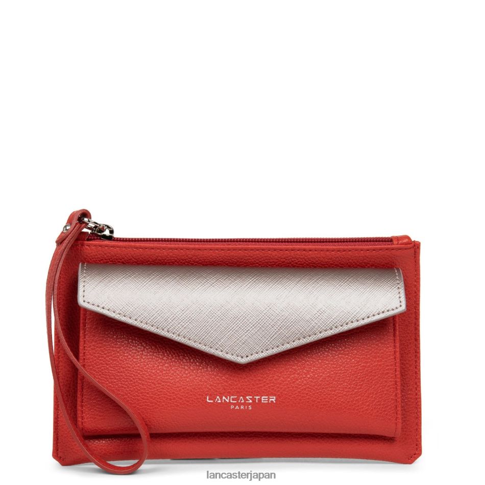 バッグ Lancaster Paris クラッチマヤ ルージュ・オア・ローズ・カルミン 女性 VB8ZLR1141