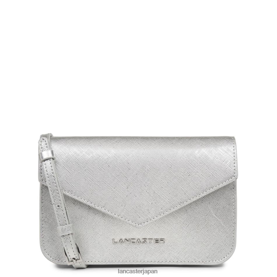 バッグ Lancaster Paris スモールクロスボディバッグ サフィアーノ シグネチャー アージェント 女性 VB8ZLR116