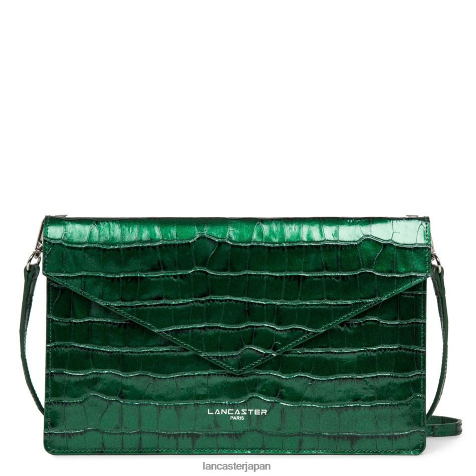 バッグ Lancaster Paris クラッチエキゾチッククロコ エメロード 女性 VB8ZLR1164