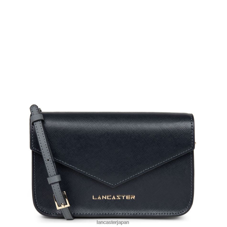 バッグ Lancaster Paris スモールクロスボディバッグ サフィアーノ シグネチャー ブルー フォンセ ブルー アルドワーズ グリ 女性 VB8ZLR121