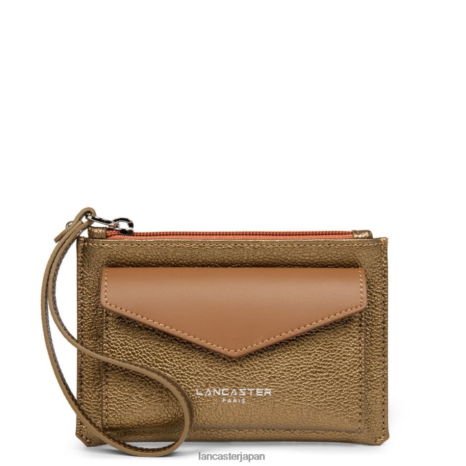 バッグ Lancaster Paris クラッチマヤ新しい 青銅-ラクダ-ポチロン 女性 VB8ZLR1215