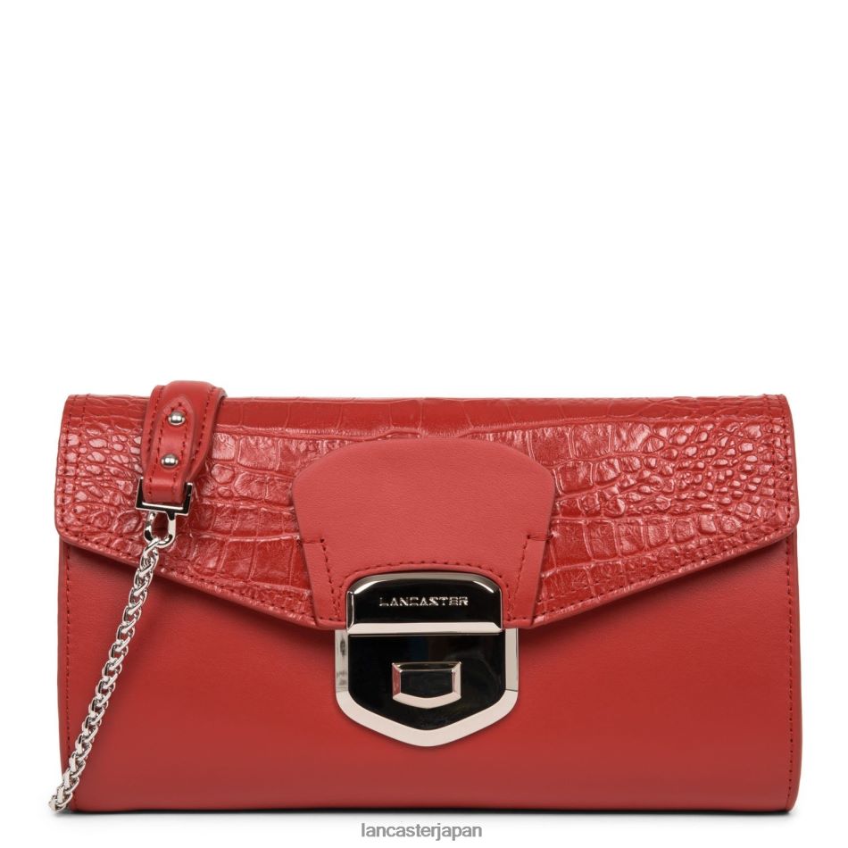 バッグ Lancaster Paris クラッチ パリジェンヌ ソフィア ルージュクロコ 女性 VB8ZLR1245