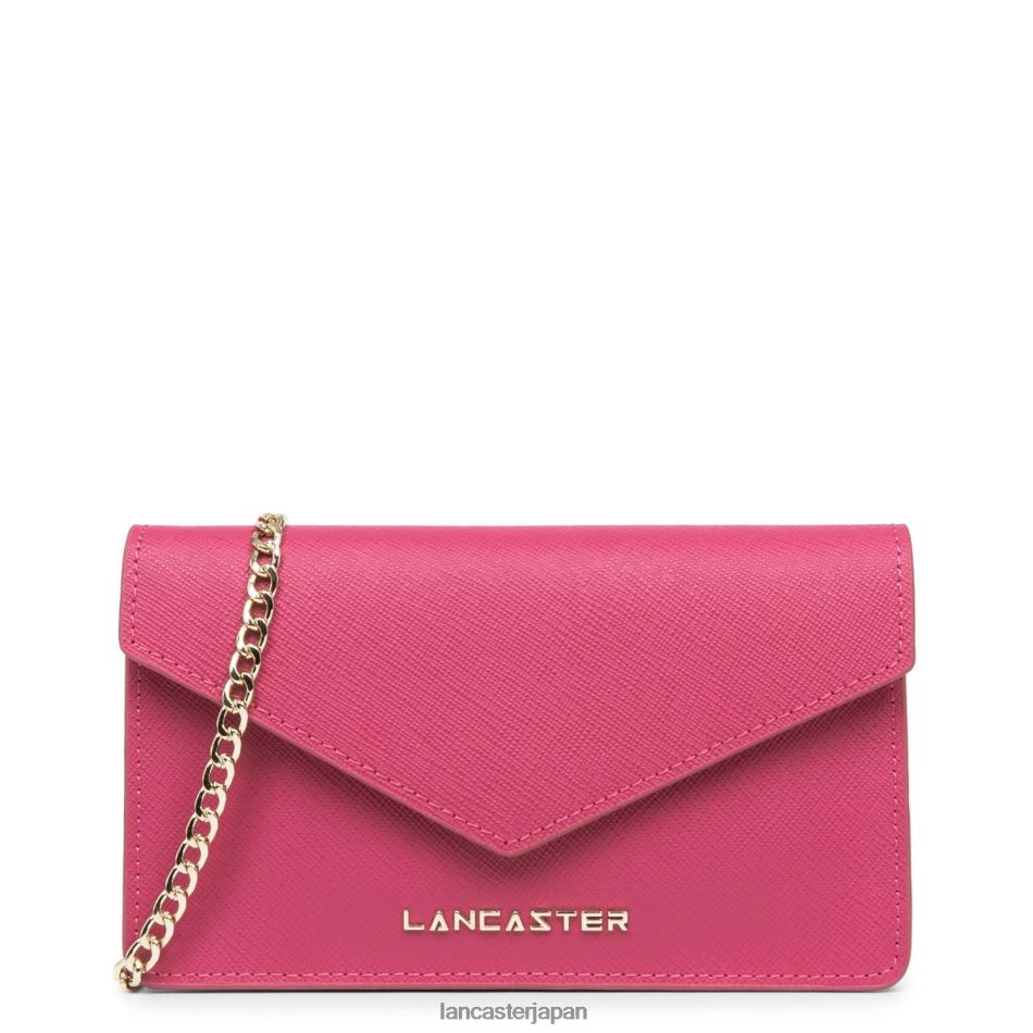 バッグ Lancaster Paris スモールクロスボディバッグ サフィアーノ シグネチャー フクシア 女性 VB8ZLR129