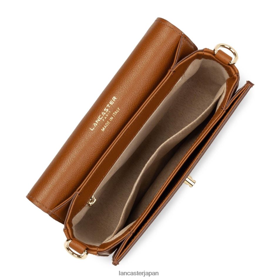 バッグ Lancaster Paris スモールクロスボディバッグ ヴァラー キャメル 女性 VB8ZLR1305