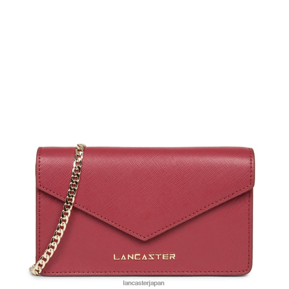 バッグ Lancaster Paris スモールクロスボディバッグ サフィアーノ シグネチャー フランボワーズ 女性 VB8ZLR131