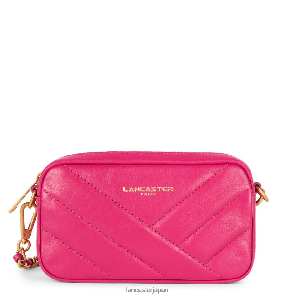 バッグ Lancaster Paris ミニスマホホルダー ソフトマトラッセ フクシア 女性 VB8ZLR14