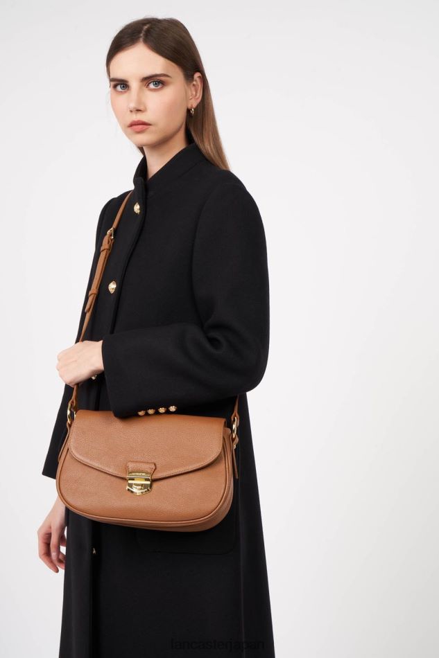 バッグ Lancaster Paris ラージクロスボディバッグ フーロンヌ ミラノ キャメル 女性 VB8ZLR1419