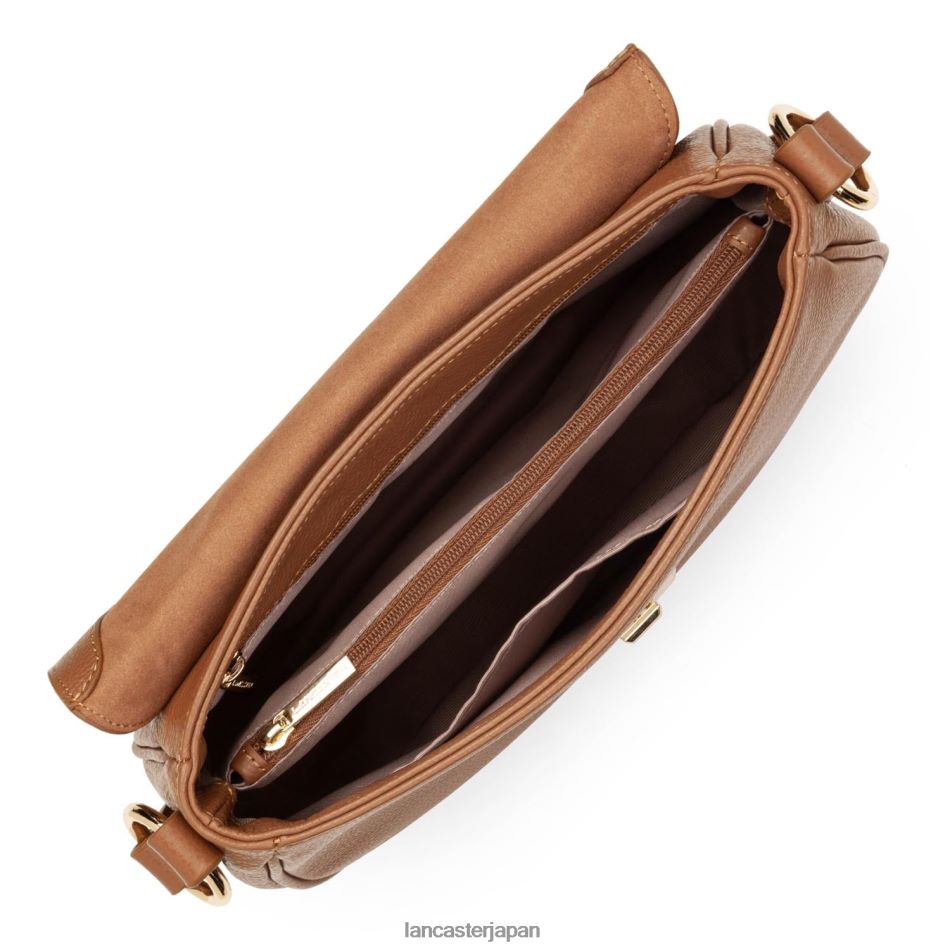 バッグ Lancaster Paris ラージクロスボディバッグ フーロンヌ ミラノ キャメル 女性 VB8ZLR1419