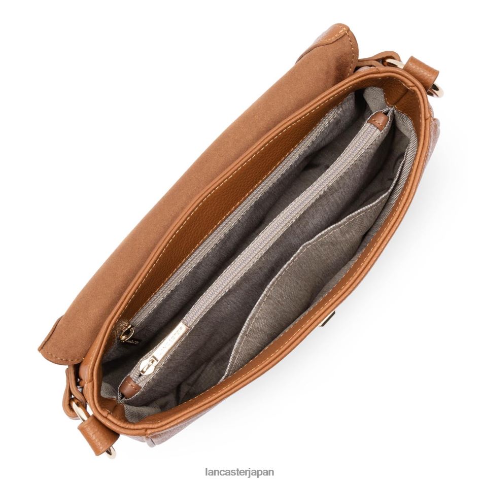 バッグ Lancaster Paris ラージクロスボディバッグ フーロンヌ ミラノ カラメル 女性 VB8ZLR1421
