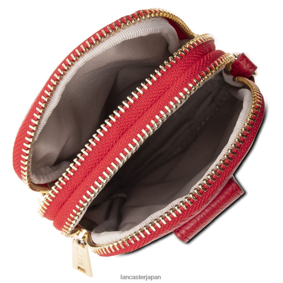 バッグ Lancaster Paris スマホホルダー砂丘 ルージュ 女性 VB8ZLR148