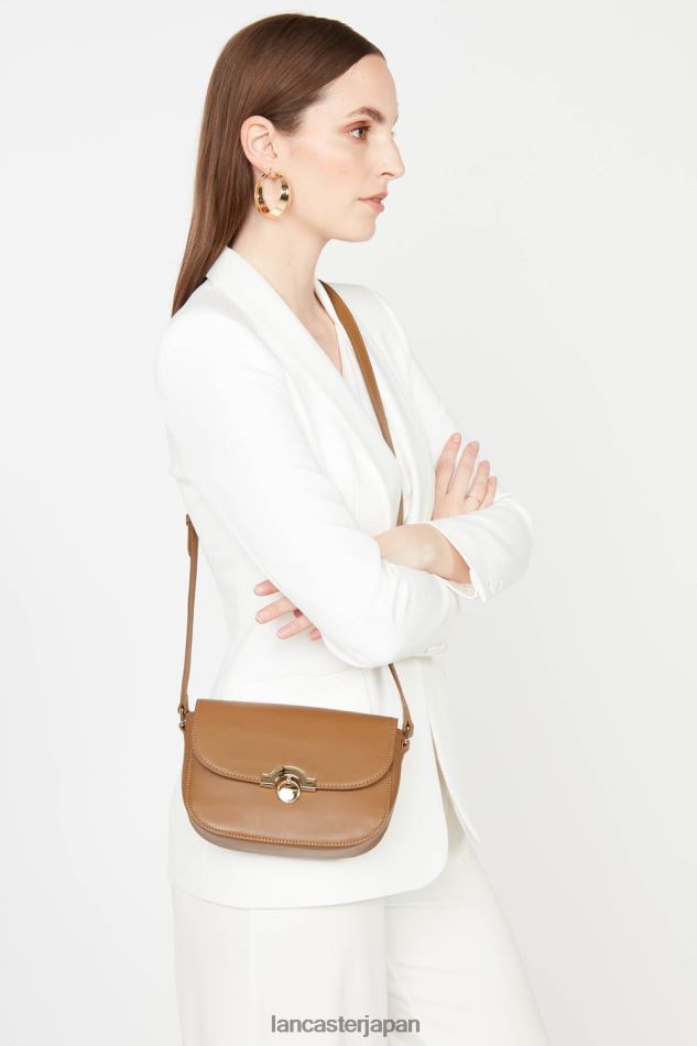 バッグ Lancaster Paris 小さなクロスボディバッグファッションメデイユ キャメル 女性 VB8ZLR1494