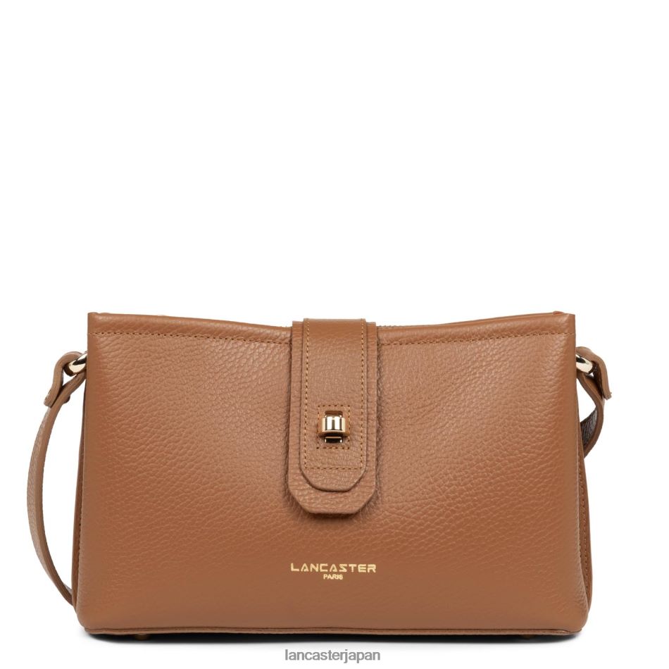 バッグ Lancaster Paris クロスボディバッグ フーロン ダブル オレンジ色のラクダ 女性 VB8ZLR1507